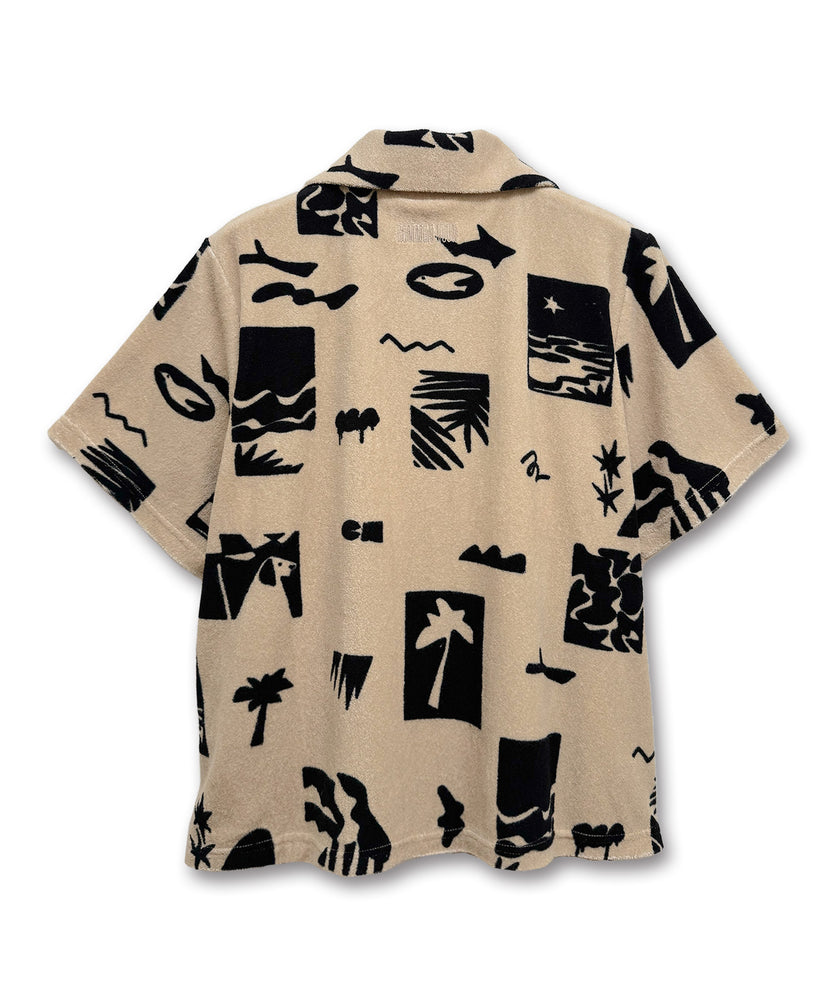 〈先行受注〉"SEA" Yuta Mihira パイル半袖シャツ