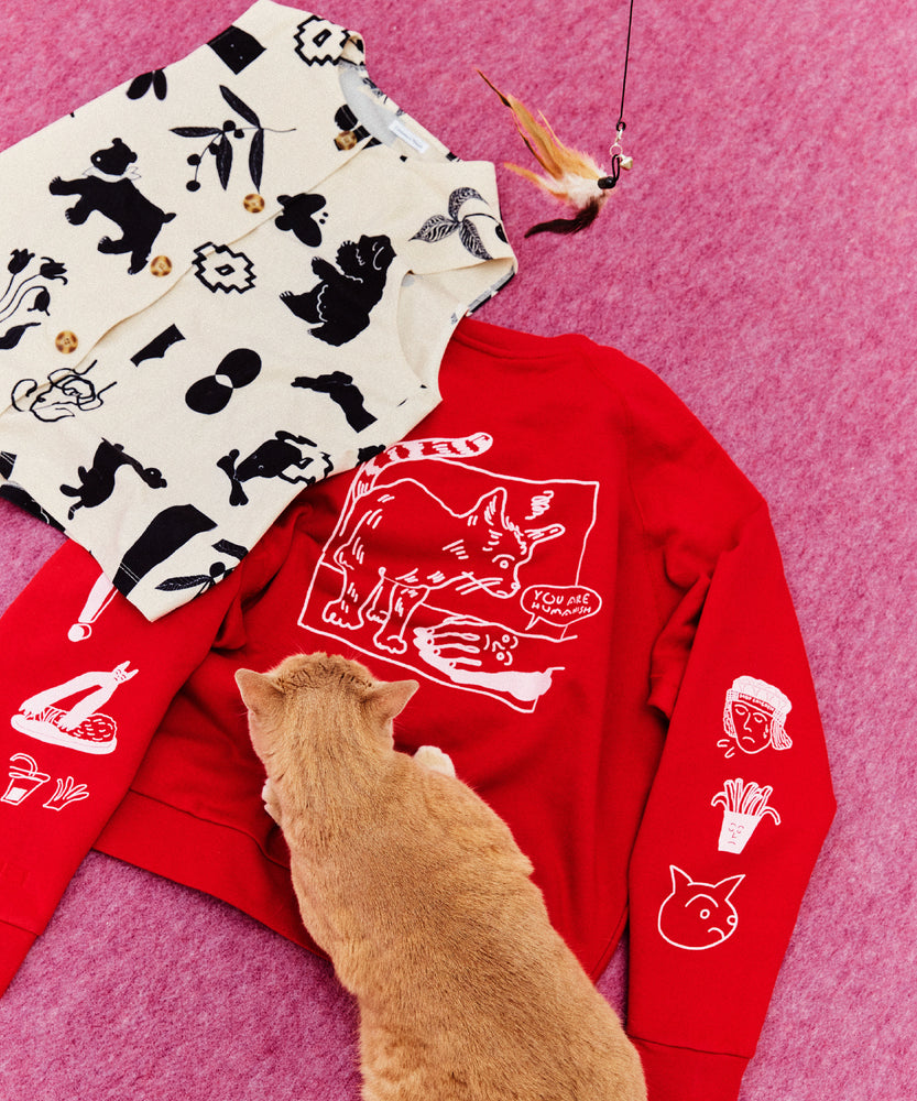 【先行受注】"CAT"＆"DOG" Kana Akiyama コーデュロイベスト