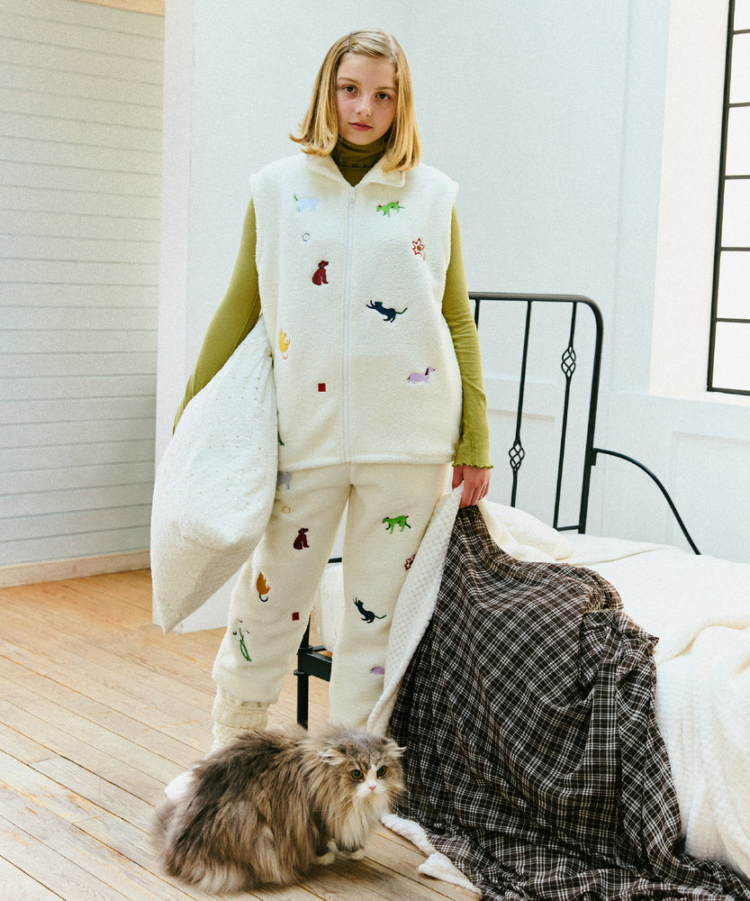 "CAT"＆"DOG" Kana Akiyama ボアパンツ