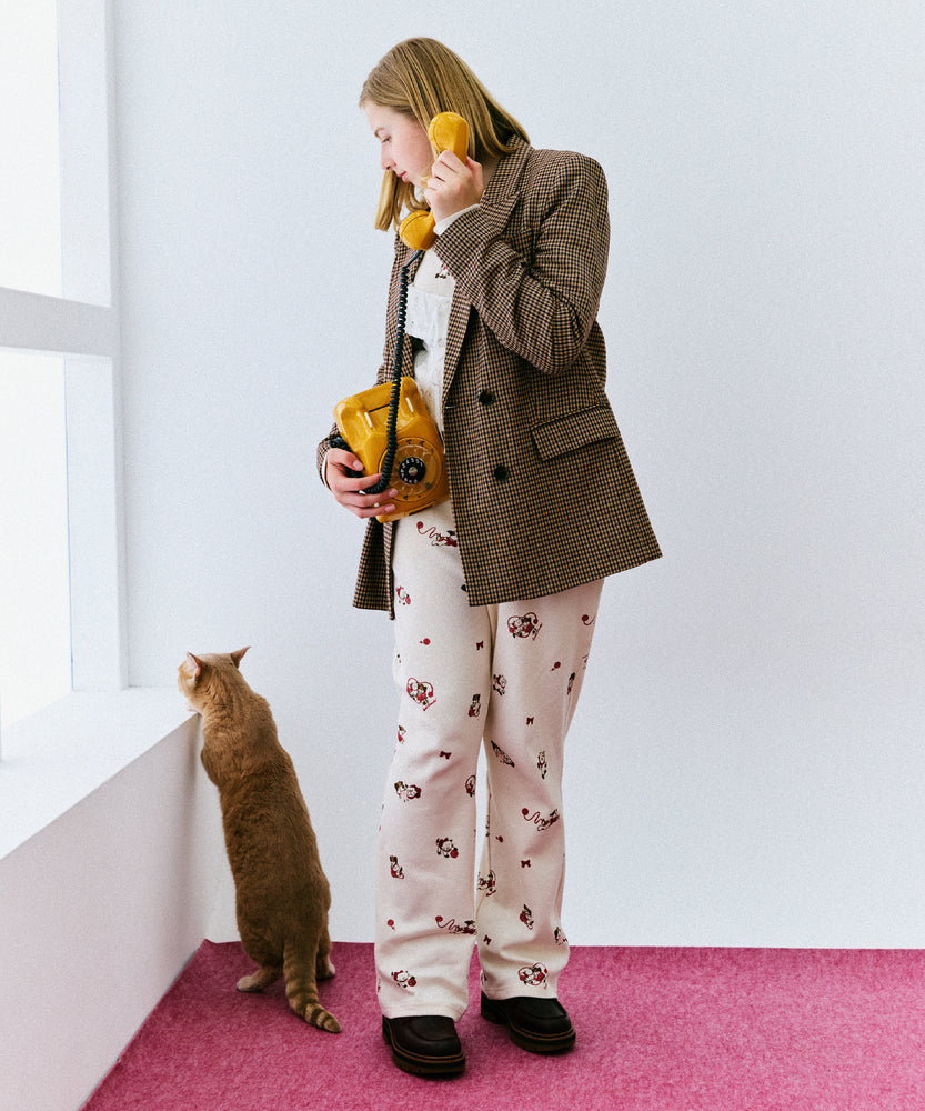 "CAT"＆"DOG" Midori Nakajima サーマルパンツ