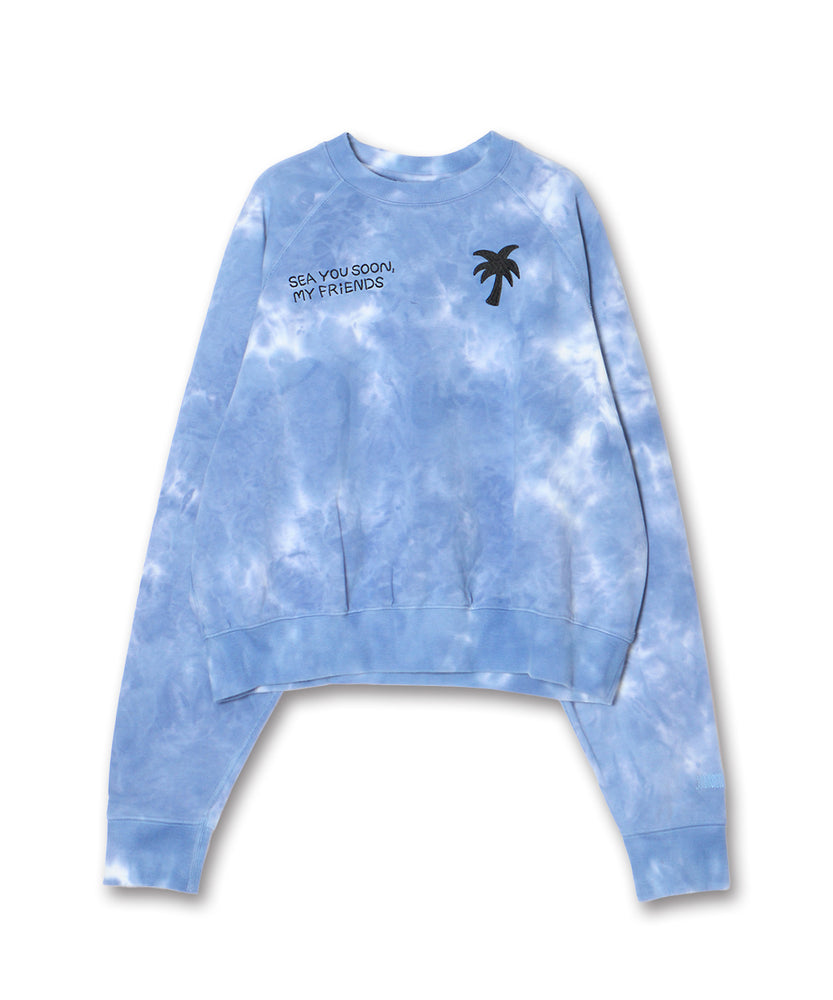 〈先行受注〉"SEA" Midori Nakajima ラグランクルースウェット