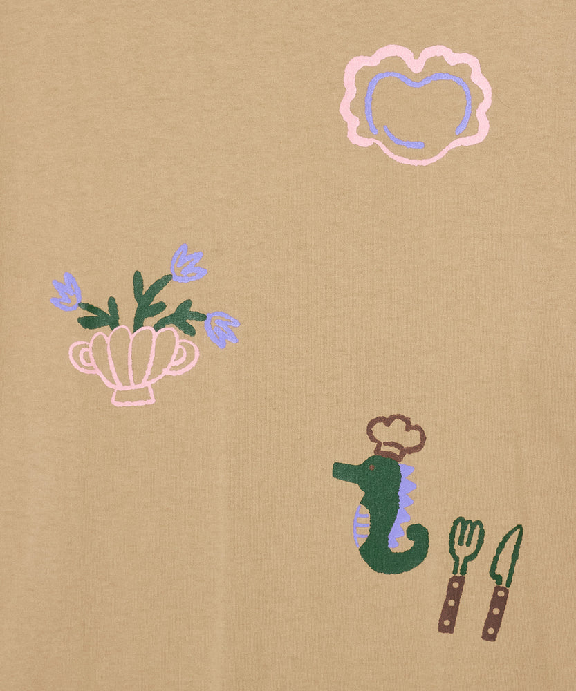 〈先行受注〉"SEA" Midori Nakajima 半袖T