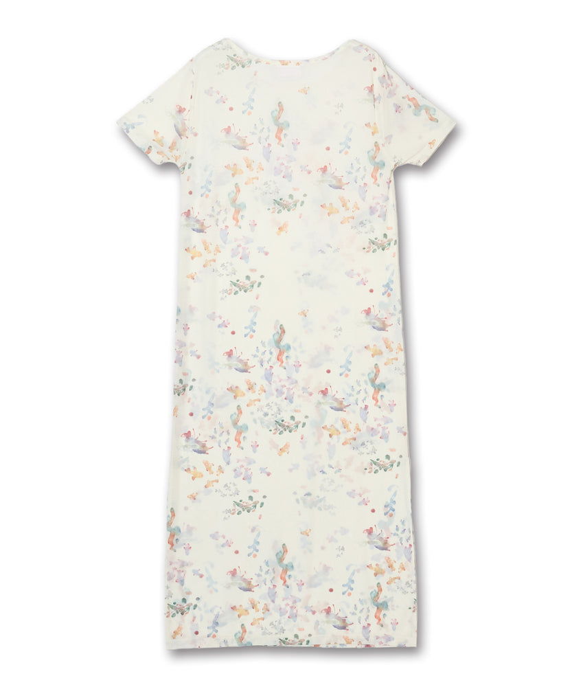 〈先行受注〉"SEA" Kana Akiyama シアー半袖ワンピース