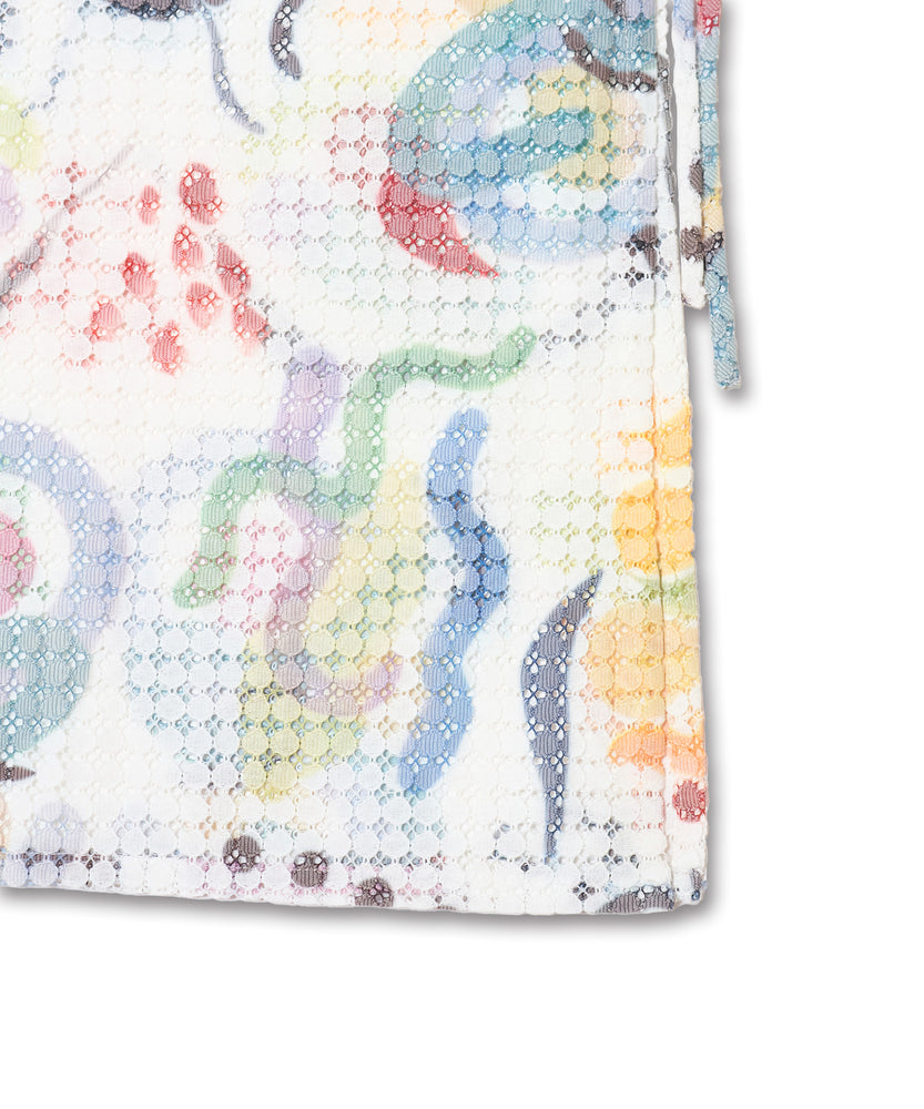 〈先行受注〉"SEA" Kana Akiyama カットワークレースラップスカート