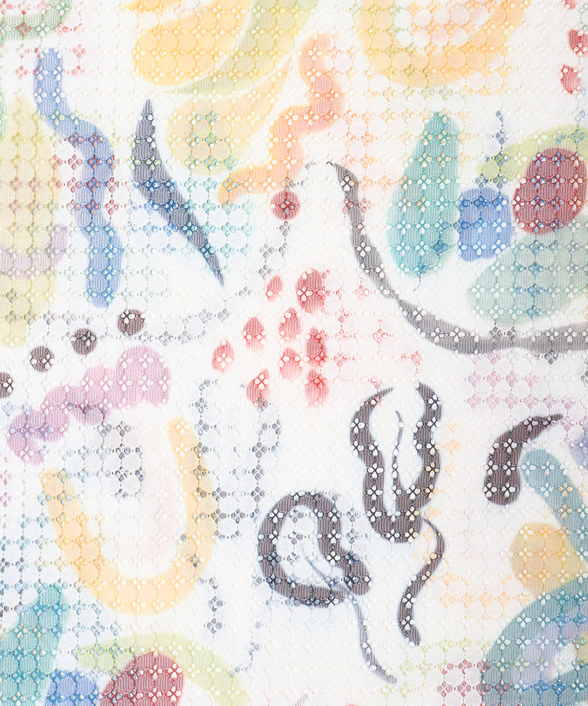 〈先行受注〉"SEA" Kana Akiyama カットワークレースシャツ