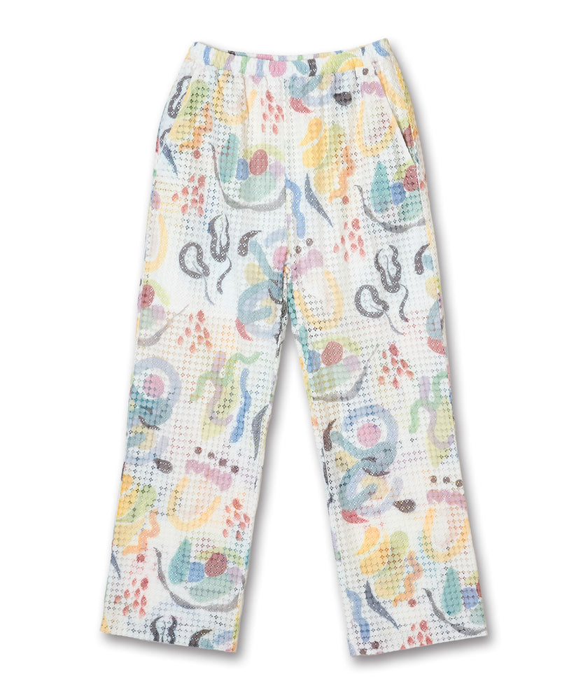 〈先行受注〉"SEA" Kana Akiyama カットワークレースパンツ