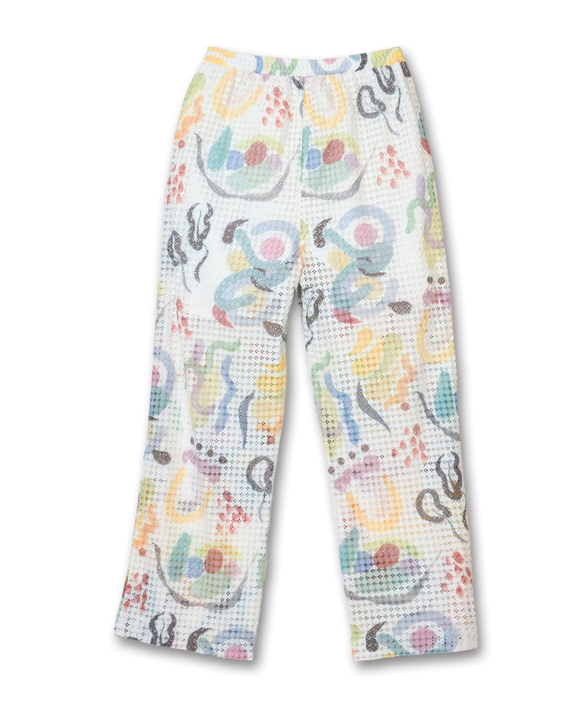 〈先行受注〉"SEA" Kana Akiyama カットワークレースパンツ