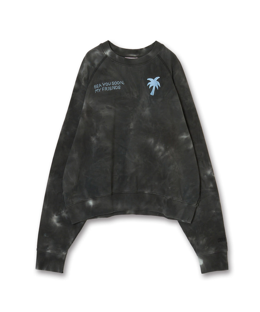 〈先行受注〉"SEA" Midori Nakajima ラグランクルースウェット