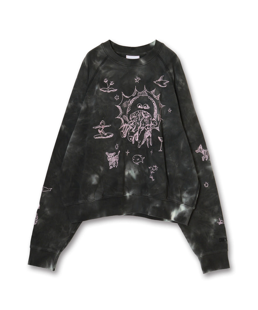 〈先行受注〉"SEA" Aimi Odawara ラグランクルースウェット