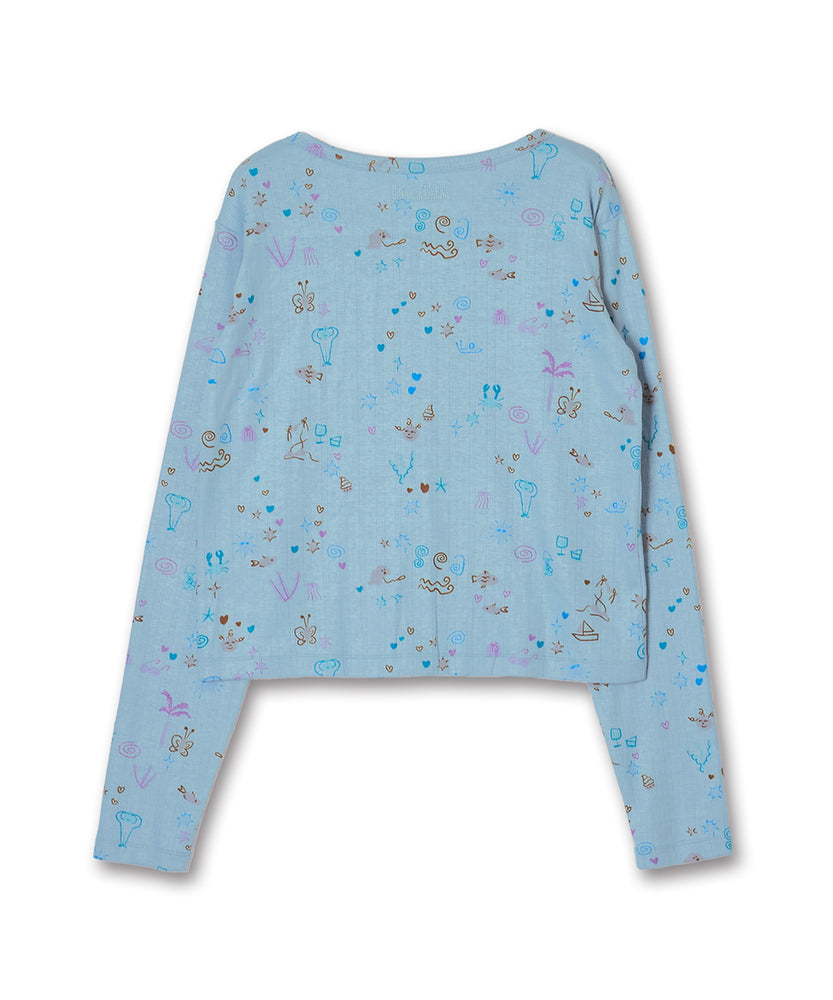 〈先行受注〉"SEA" Aimi Odawara 針抜きカーディガン