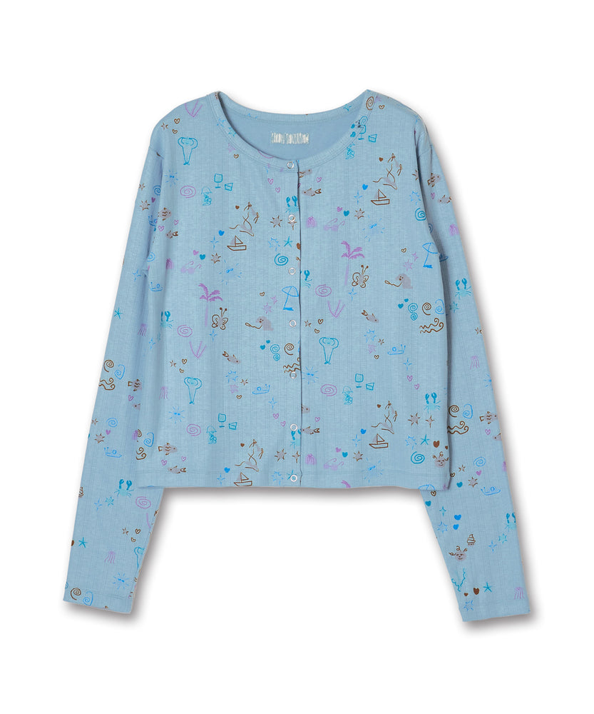 〈先行受注〉"SEA" Aimi Odawara 針抜きカーディガン