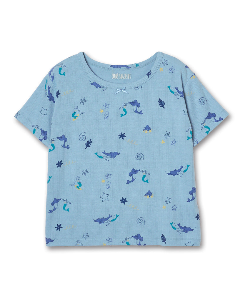 〈先行受注〉"SEA" Midori Nakajima 針抜き半袖トップス