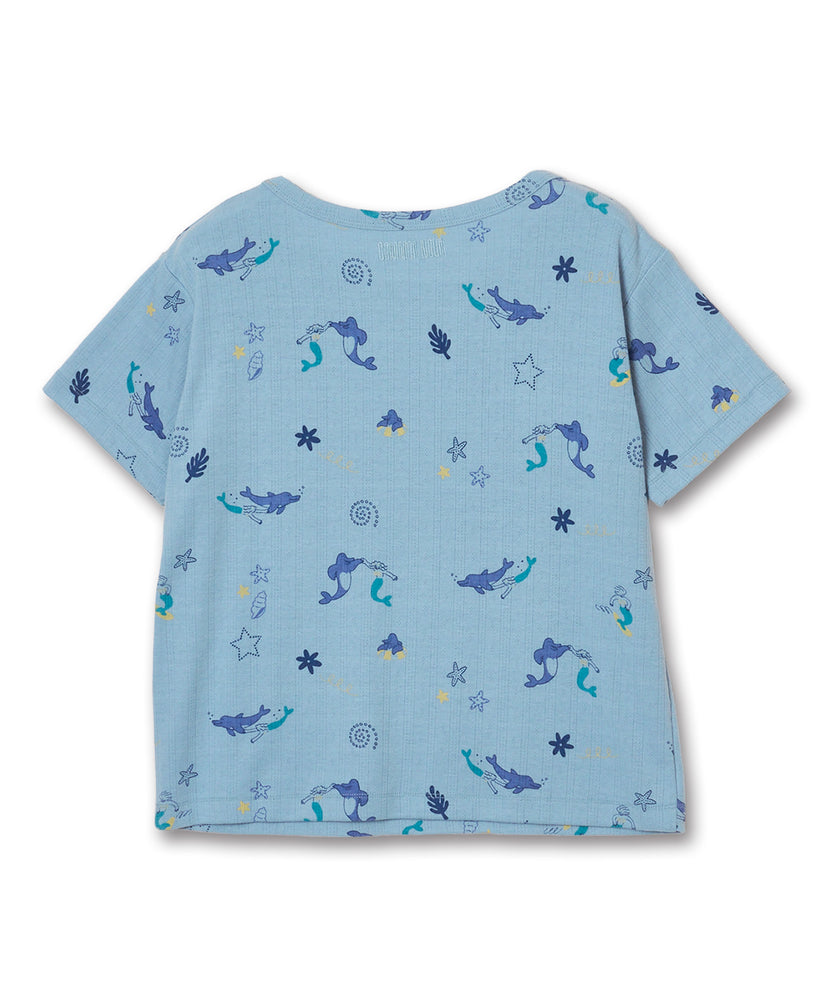 〈先行受注〉"SEA" Midori Nakajima 針抜き半袖トップス