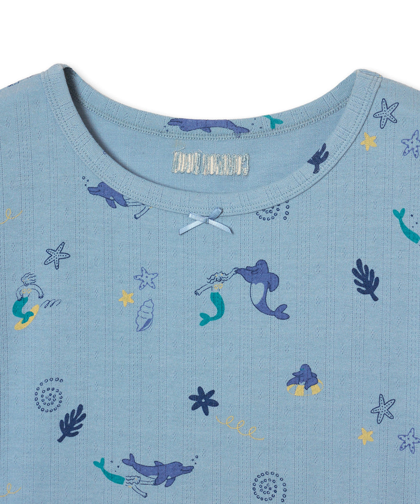 〈先行受注〉"SEA" Midori Nakajima 針抜き半袖トップス