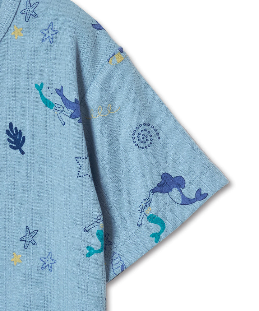 〈先行受注〉"SEA" Midori Nakajima 針抜き半袖トップス