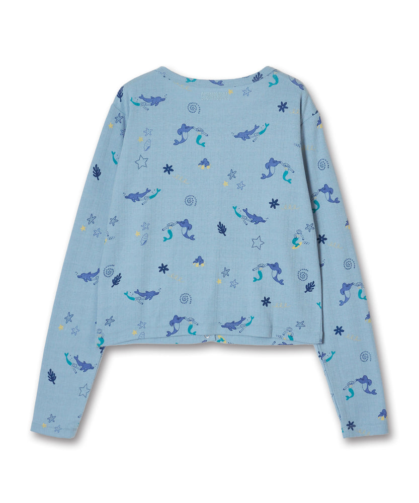 〈先行受注〉"SEA" Midori Nakajima 針抜きカーディガン