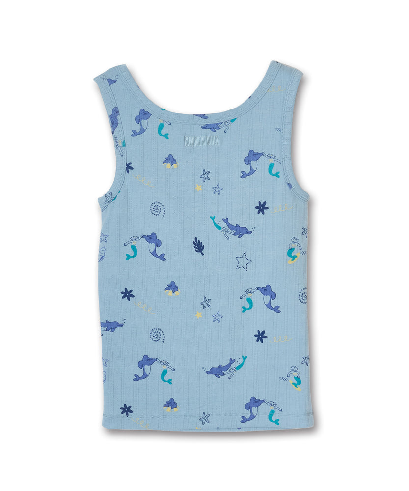 〈先行受注〉"SEA" Midori Nakajima 針抜きタンクトップ