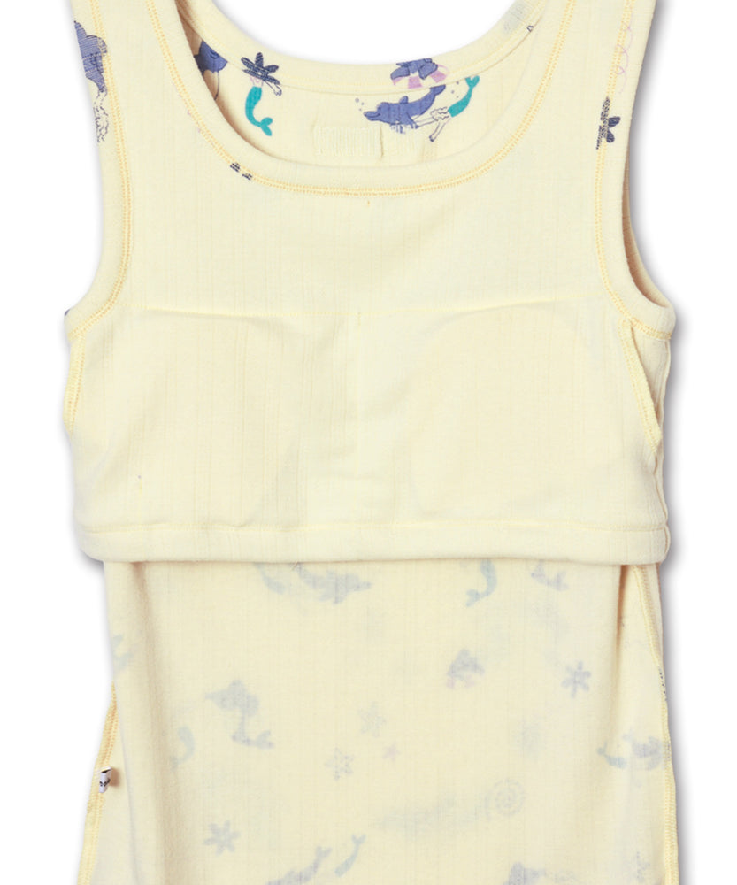 〈先行受注〉"SEA" Midori Nakajima 針抜きタンクトップ