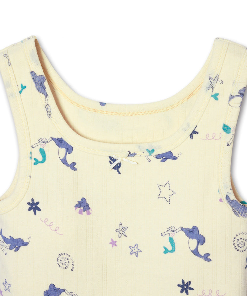 〈先行受注〉"SEA" Midori Nakajima 針抜きタンクトップ