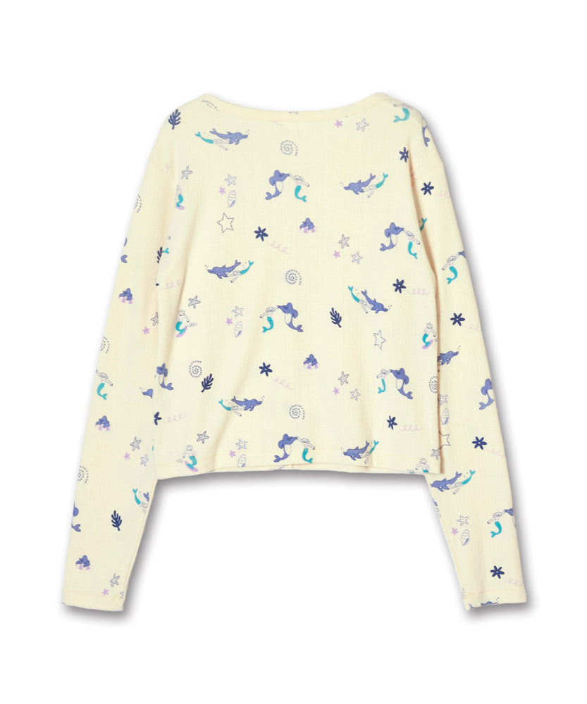 〈先行受注〉"SEA" Midori Nakajima 針抜きカーディガン