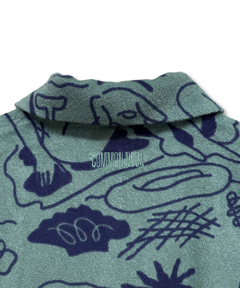 〈先行受注〉"SEA" norahi パイル半袖シャツ