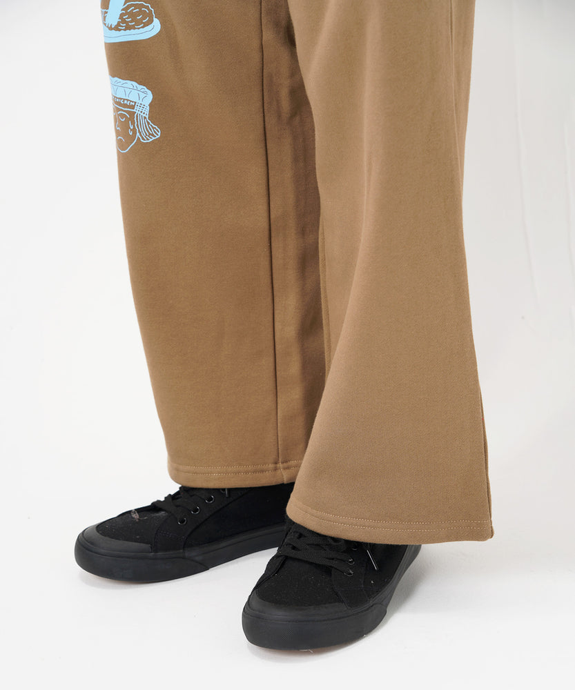 "CAT"＆"DOG" norahi  裏起毛スウェットパンツ