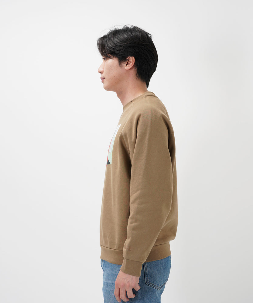 "CAT"＆"DOG" Kana Akiyama 裏起毛ラグランクルースウェット