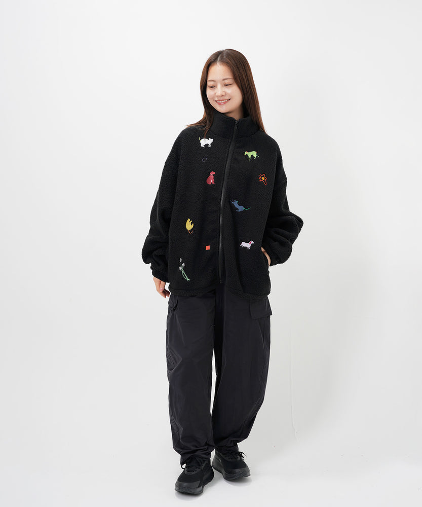 "CAT"＆"DOG" Kana Akiyama ボアジャケット