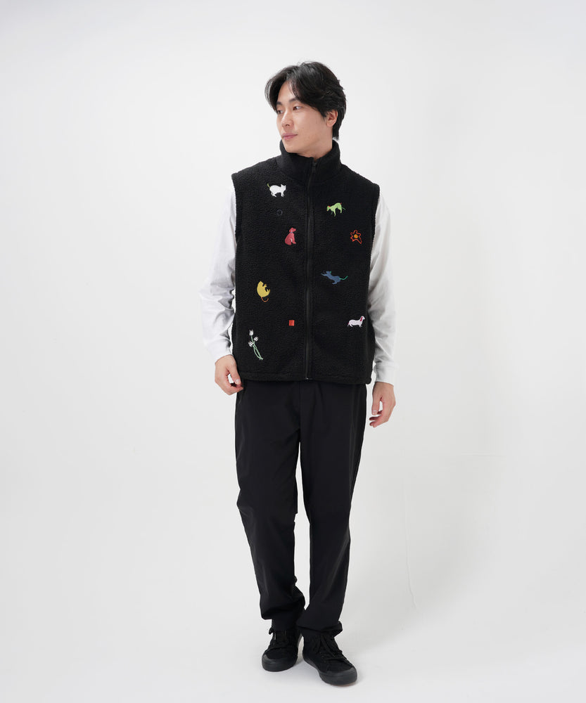 "CAT"＆"DOG" Kana Akiyama ボアベスト