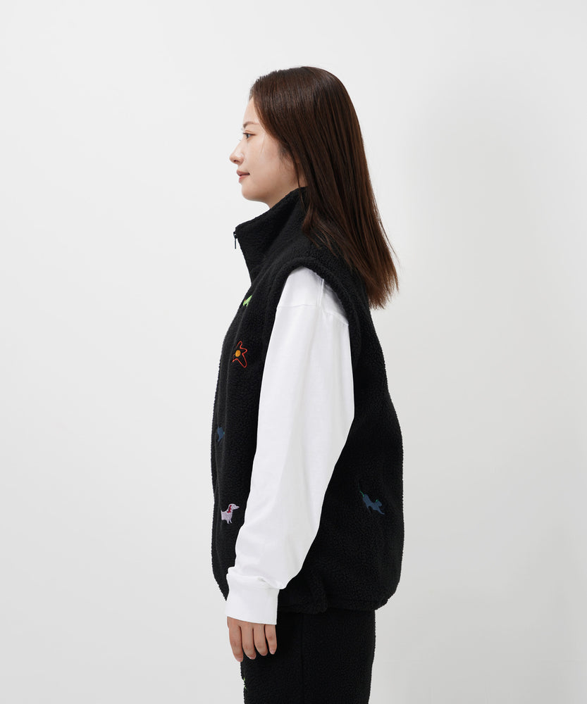 "CAT"＆"DOG" Kana Akiyama ボアベスト