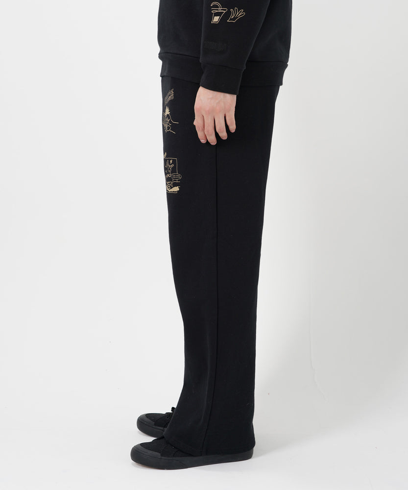 "CAT"＆"DOG" norahi  裏起毛スウェットパンツ