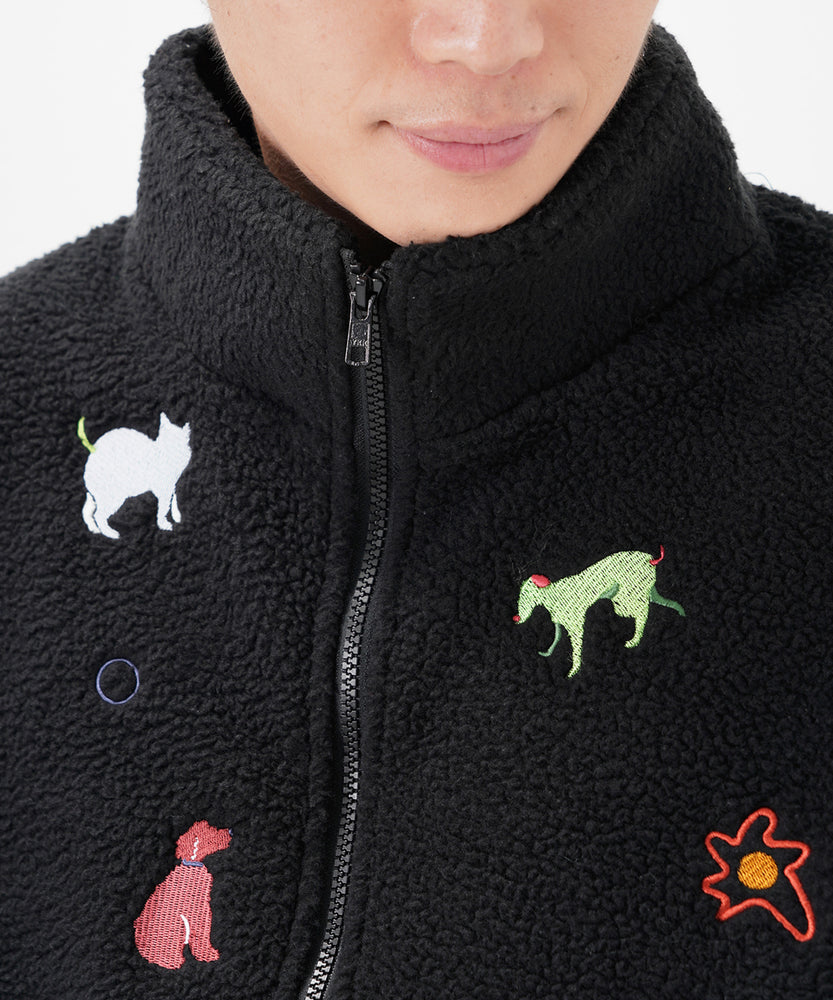 "CAT"＆"DOG" Kana Akiyama ボアベスト