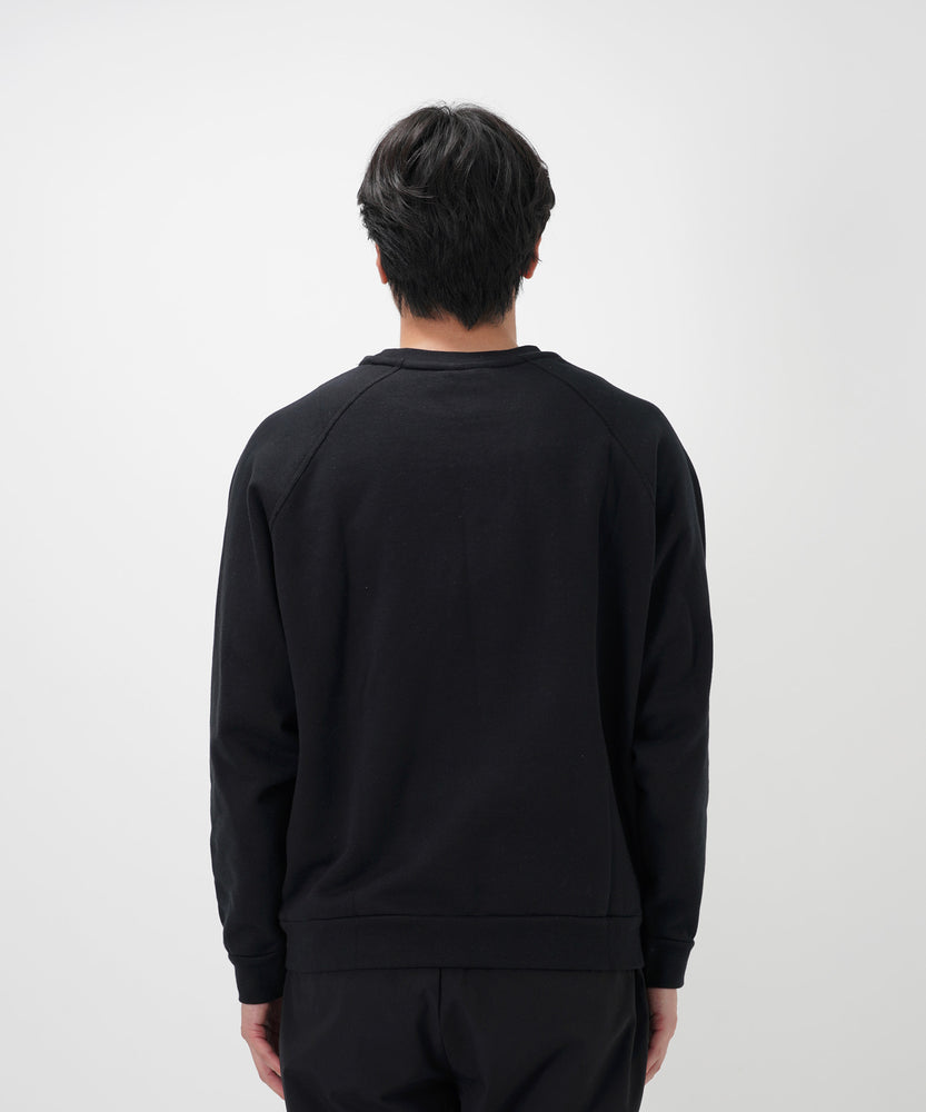 "CAT"＆"DOG" Hiroki Nishiyama 裏起毛ラグランクルースウェット