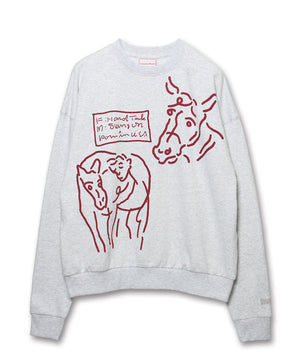 "HORSE" norahi クルースウェット