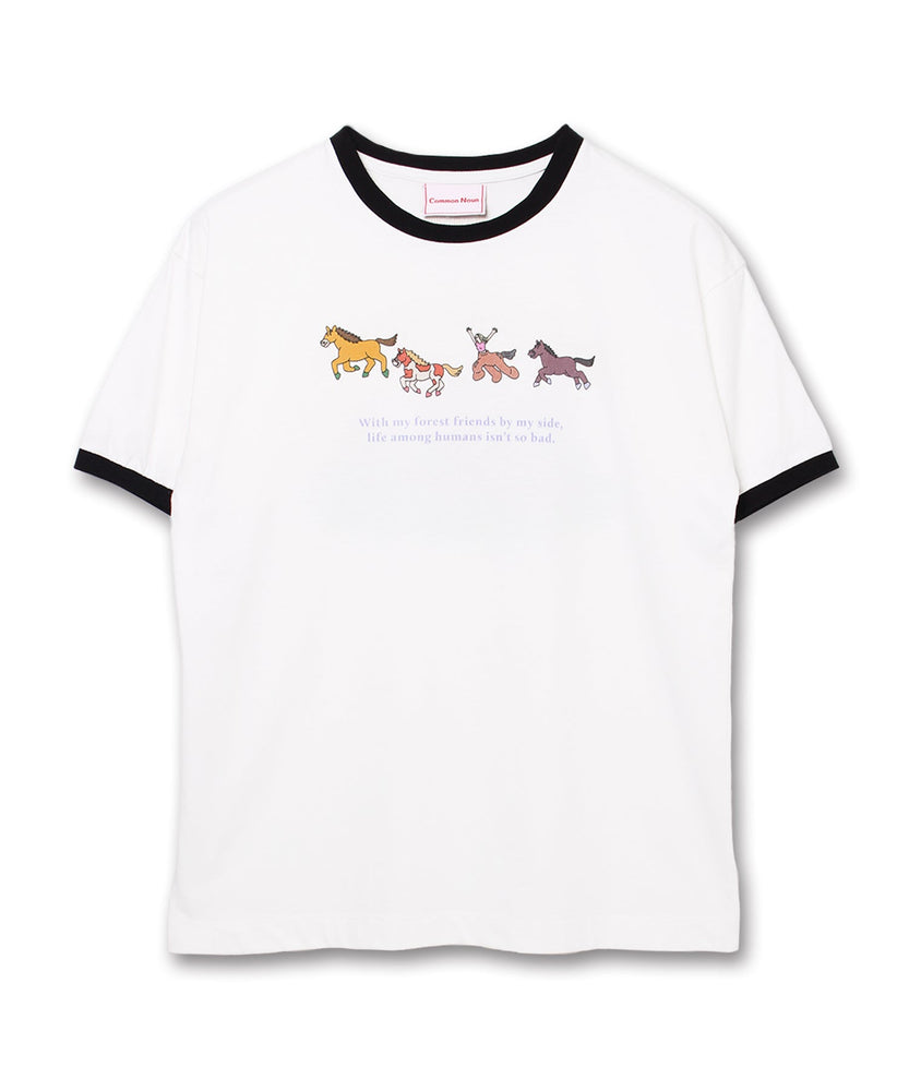 "HORSE" Midori Nakajima 半袖T