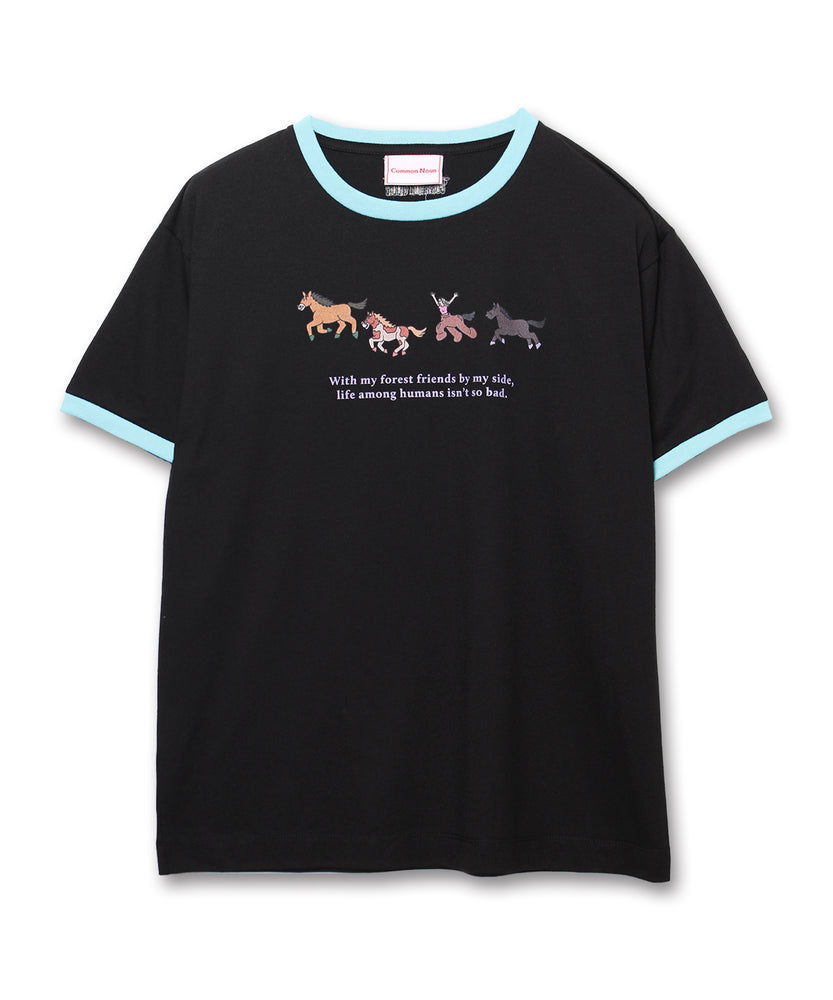 "HORSE" Midori Nakajima 半袖T