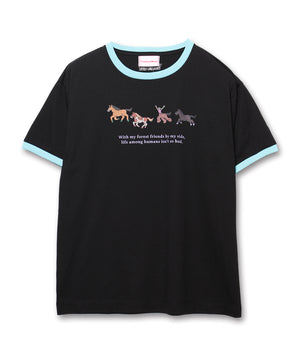 "HORSE" Midori Nakajima 半袖T