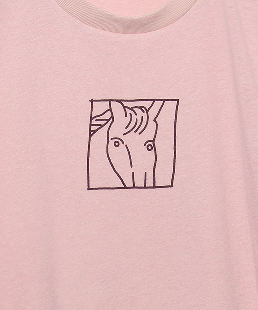 "HORSE" norahi 天竺ロンT