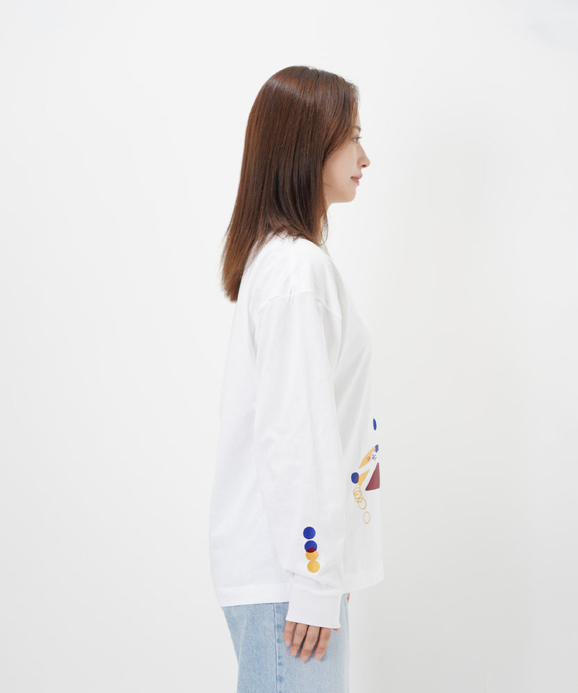 "CAT"＆"DOG" Hiroki Nishiyama 天竺ロンT