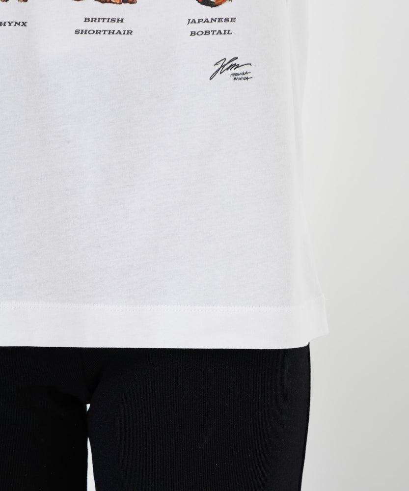 "CAT"＆"DOG" Hirochika Machida 天竺ロンT