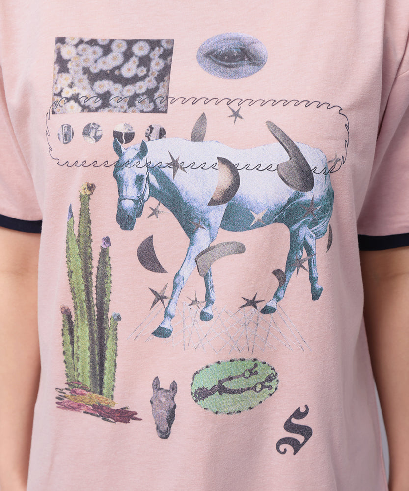 "HORSE" Yumi Matsushita 半袖T