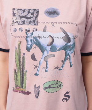 "HORSE" Yumi Matsushita 半袖T