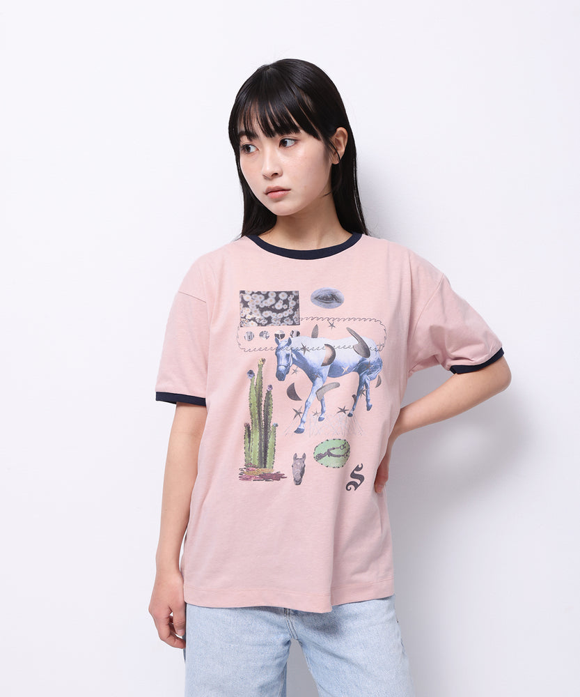 "HORSE" Yumi Matsushita 半袖T