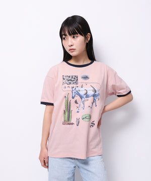 "HORSE" Yumi Matsushita 半袖T