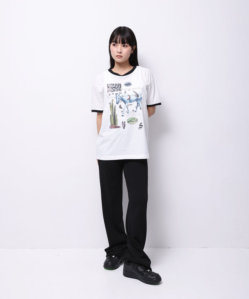 "HORSE" Yumi Matsushita 半袖T
