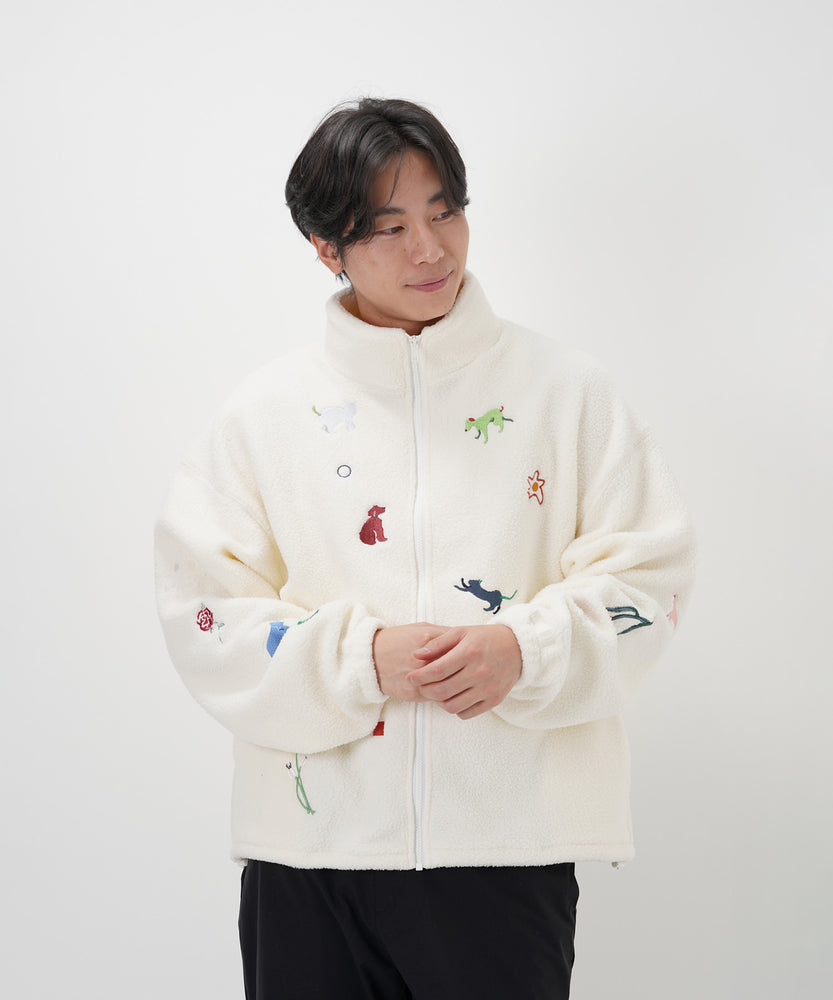 "CAT"＆"DOG" Kana Akiyama ボアジャケット