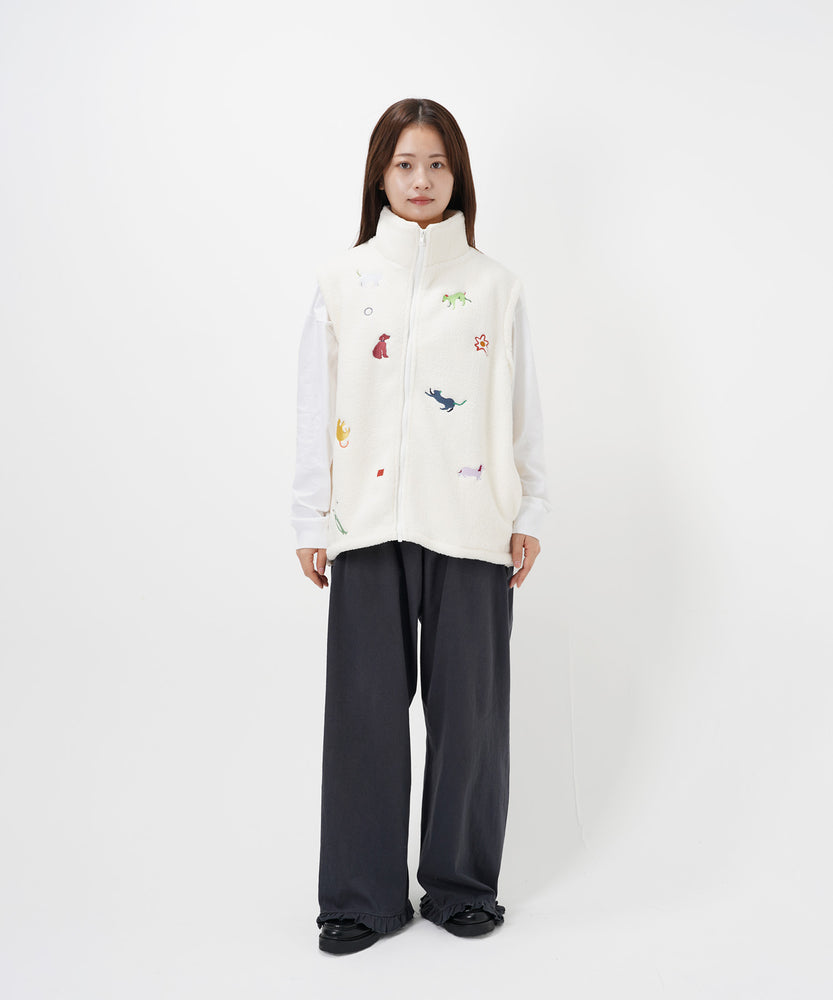 "CAT"＆"DOG" Kana Akiyama ボアベスト