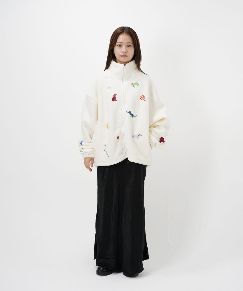 "CAT"＆"DOG" Kana Akiyama ボアジャケット