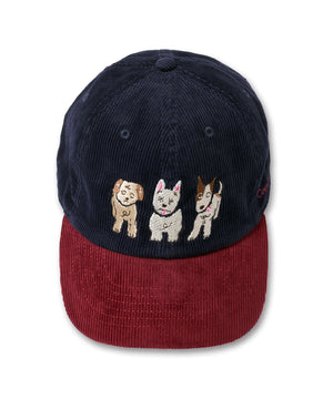 "CAT"＆"DOG" norahi キャップ(DOG)