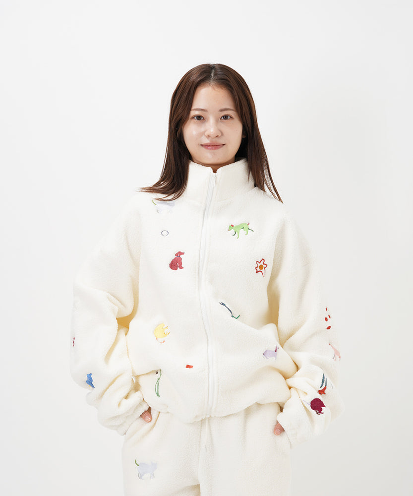 "CAT"＆"DOG" Kana Akiyama ボアジャケット